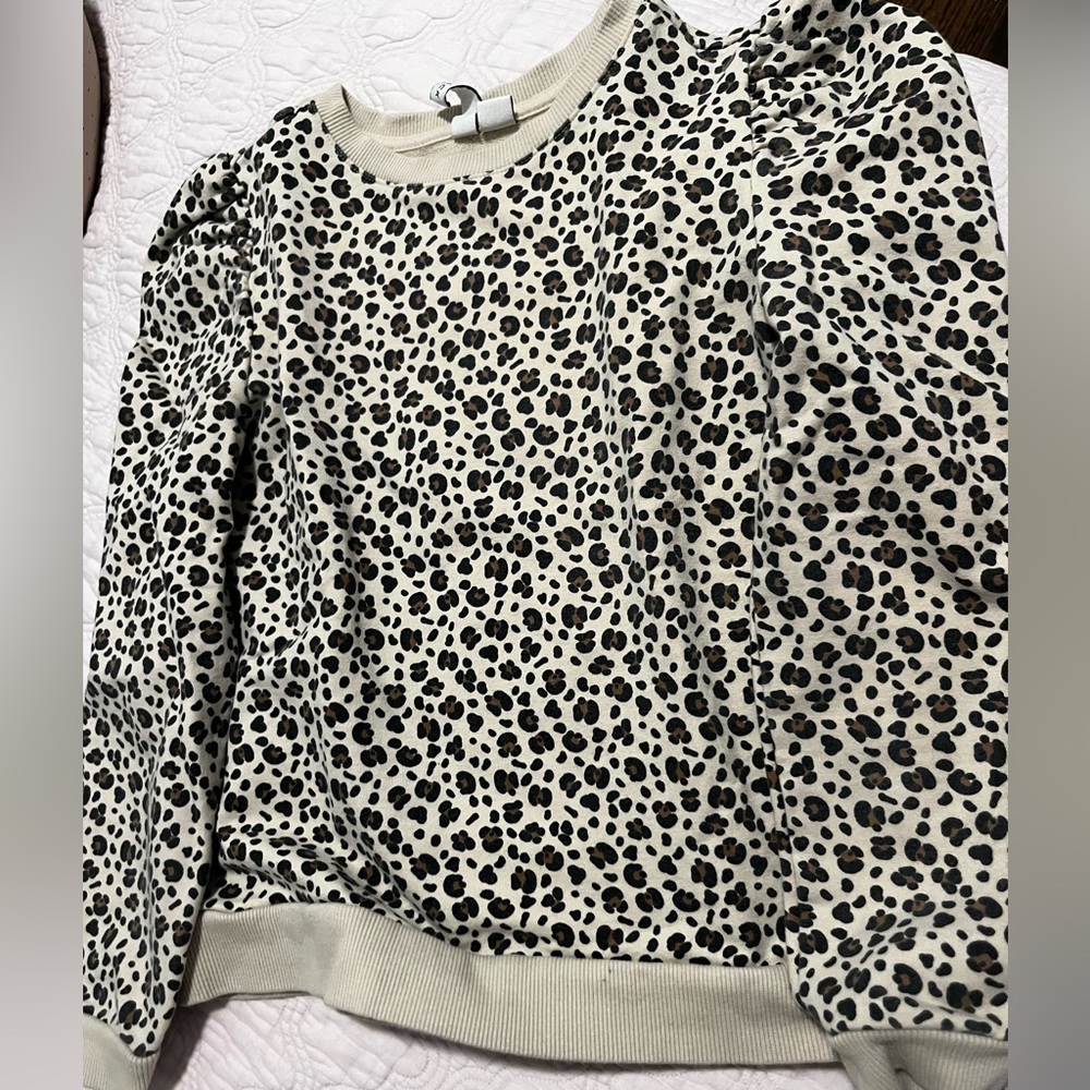 Janie and jack leopard print sweater